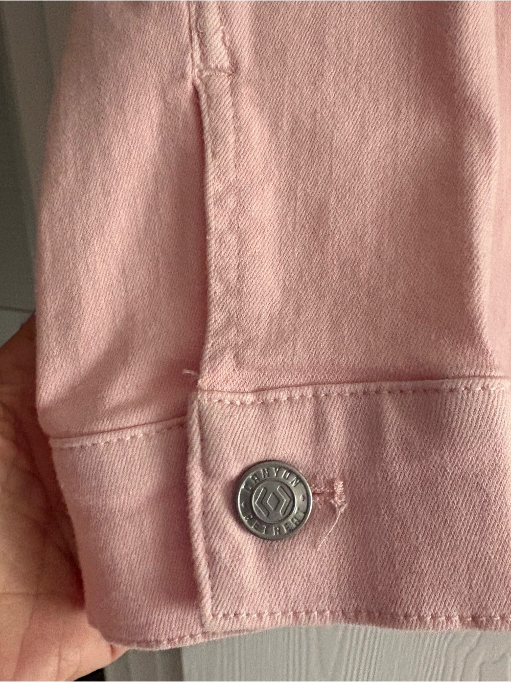 Pretty pink Denim & Co “ canyon retreat “ Jean Jacket 1x - Picture 6 of 6